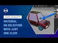 218 Material on Selection with just One Click in Cinema 4D