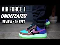 Nike Air Force 1 x UNDEFEATED Fauna Brown Review On Feet