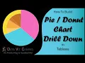Tableau Sunburst Pie Donut Chart Drill down Two Dimensional Pie Chart