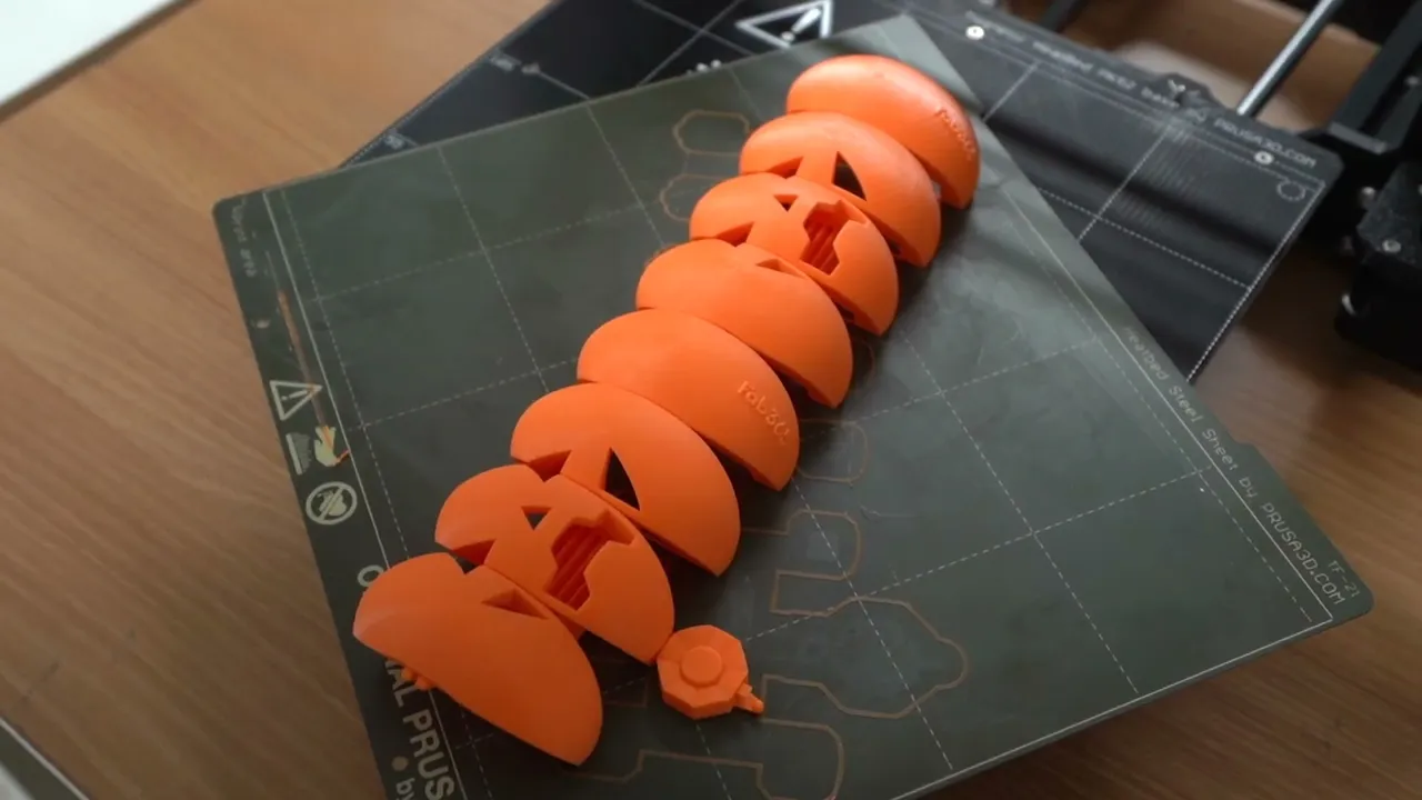 Caterpillar Jack o'Lantern - Carved face