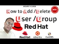 How to user and group in linux RHEL Centos Ubuntu