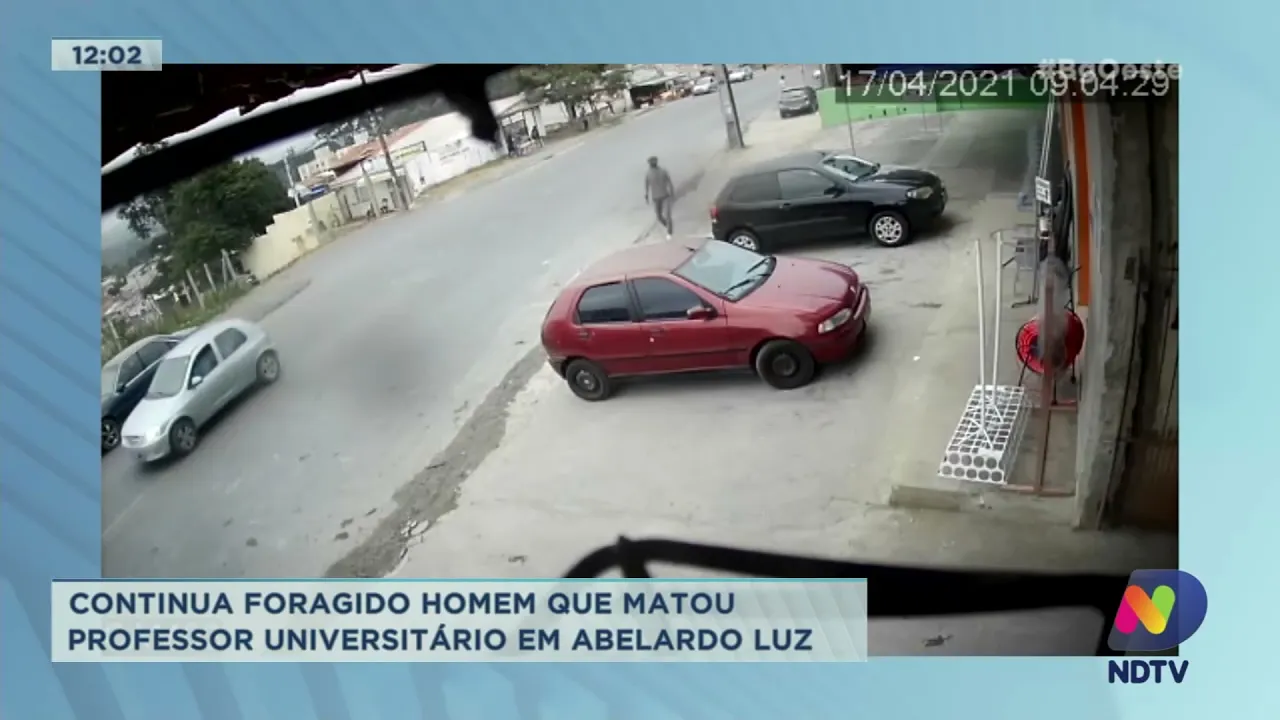 Continua foragido homem que matou professor universitário em Abelardo Luz