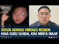 Lagu Sosok Adimas Firdaus Resbob yang Hina Suku Sunda, Kini Minta Maaf Ngaku Nggak Sadar
