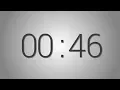46 Seconds countdown Timer - Beep at the end Simple Timer forty-six sec