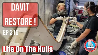 Custom Fabrication takes tonnes of work – How to Build A GRP Catamaran Ep 316