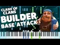 Download Lagu Builder Base - PIANO TUTORIAL - Night Attack from Clash of Clans
