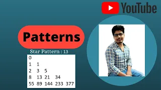Pattern - 13 Solution Java Foundation Course Number Pattern Fibonacci Number Pattern