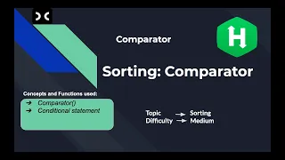 Sorting Comparator HackerRank InterviewPrepration Kit