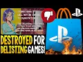 The PSN Store and PlayStation is Getting ABSOLUTELY DESTROYED For DELISTING TONS of GAMES