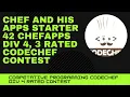 Codechef Starter Contest Chef and his Apps CHEFAPPS
