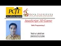 Javascript 2D Game Development Java Institute Yasiru Lakshan