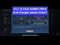 Download Lagu Chat Bubble Effect kungfu panda Event/ Mobile Legend