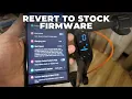 How to Revert to Stock Firmware from ScooterHacking FW 2025