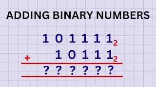 How to Add Binary Numbers Binary Addition Adding Binary Numbers Adding Base 2 Numbers