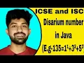 number in java and ISC