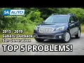 Top 5 Problems Subaru Outback Wagon 2015 - 2019 5th Generation