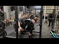 Hitting big squat PRs