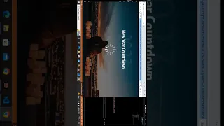 New year countdown app using Html Css and JavaScript