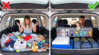 😎🚗 حيل رائعة لرحلات الطريق ستجعل عطلتك أكثر متعة!