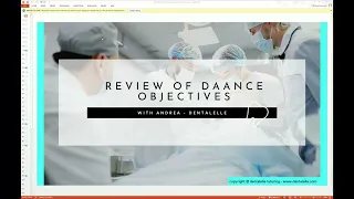DAANCE Study Guide Sneak Peek with Dentalelle