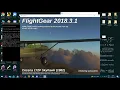 FlightGear Simulation of 6DOF Small UAV Model