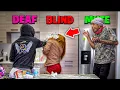DEAF BLIND AND MUTE BAKING GONE WRONG I GOT A FACE FULL OF CAKE
