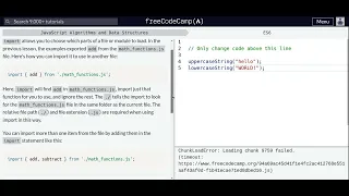 Lesson 22 ES6 Reuse JavaScript Code Using import