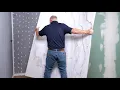 FlexStone Installation - Back Wall Panel