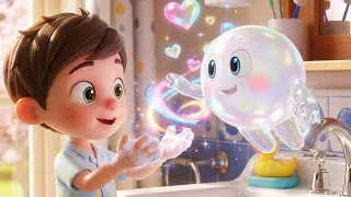 Round and Round Our Busy Day 🧼🧦👕 The Hand Washing | Nursery Rhymes & Kids Songs MariandJoy -15