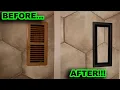 TILE OVER FLOOR VENT - - Clean and Modern Design for HVAC Registers
