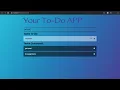 To-Do APP using JAVASCRIPT TUTORIAL for beginners Complete APP