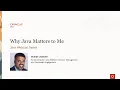 Why Java Matters to Me