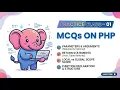 MCQS ON PHP TEST YOUR KNOWLEDGE JOA IT 260001