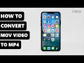 How To Convert MOV to Mp4 on Iphone 2024