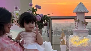 خديجه اشرف في عيد ميلاد ايلا بنت خديجه مهند 