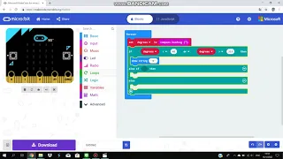 how to make compass by micro bit