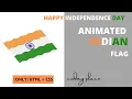 Waving Flag Animation Effects - HTML CSS INDIAN FLAG