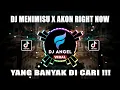 DJ MENIMISU X AKON RIGHT NOW || DJ REMIX TIKTOK VIRAL 2022 FULL BASS