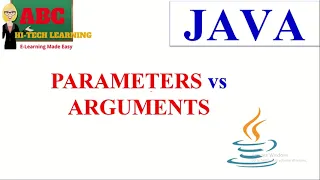 FORMAL PARAMETERS vs ACTUAL ARGUMENTS IN JAVA