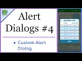 Creating a Custom Alert Dialog