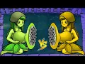 Girl Gatling Pea Vs Golden Girl Gatling Pea Vs Dr Zomboss Plants Vs Zombies