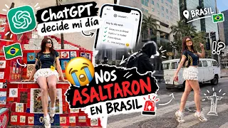 ChatGPT ELIGE MI DÍA EN BRASIL🇧🇷- NOS Rob@n EN RIO DE JANEIRO!!? HONDUREÑITOS CONOCIENDO RIO