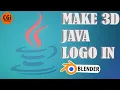Hot coffee Java 3D model logo in blender 2 83 Vertical CGi