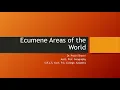 Ecumene areas
