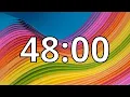 48 Minute Timer with Music Abstract Timer