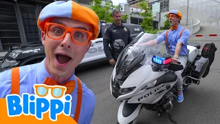 Blippi Meets The Police |  Blippi and Meekah Best Friend Adventures | Educational Videos for Kids