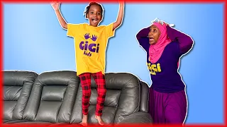 Don't Do That Gigi! 😱 Couch Jumping Fun