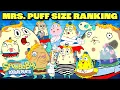 Mrs Puff Ranking By Size SpongeBob
