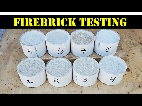 Download MP3 DIY Firebrick Mix Testing - High Temperature + Drop Test - Adding a Wire Mesh for Reinforcement