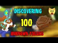 DISCOVERING 100 UNKNOWN FOSSILS WILL I GET ALPHA ITEMS
